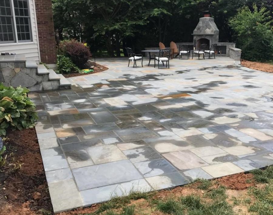 Annandale VA Hardscaping Patio Fireplace