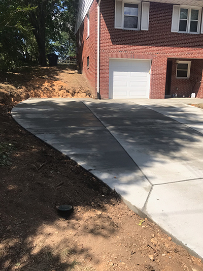 concrete driveway install mclean va